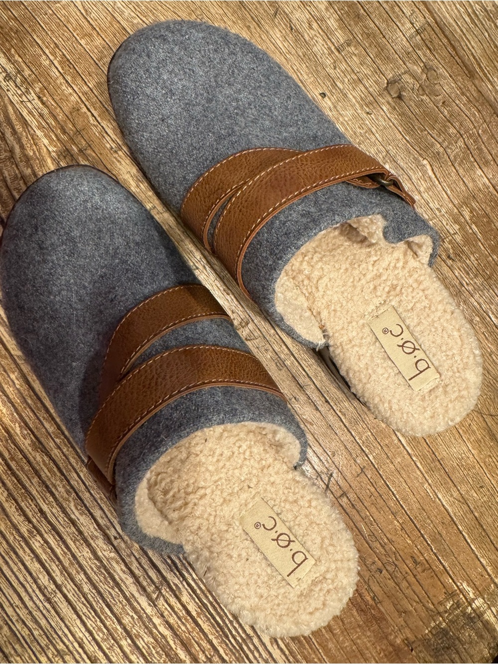 b.o.c. Black Shoe Sole with Gold Lettering